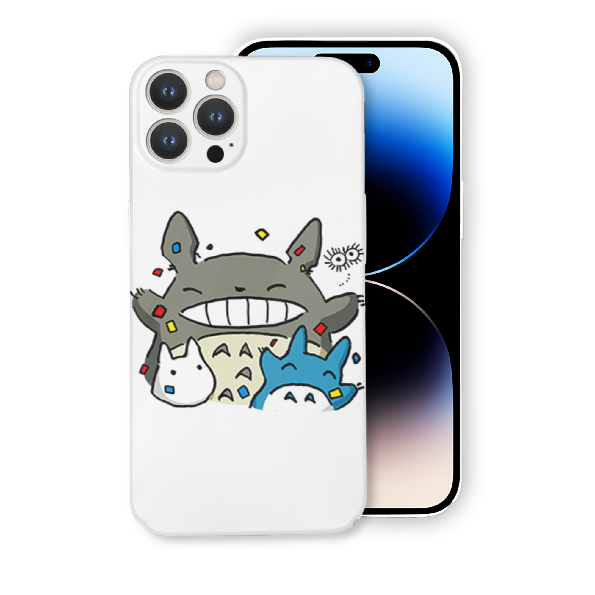 （画像用） となりのトトロ 草壁メイ 草壁サツキ My Neighbor Totoro Satsuki Kusakabe Mei Kusakabe 【iPhone 14シリーズ対応】ハードケース